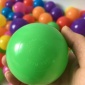 婴加厚抓游乐场波波球儿手款海洋小球无味捏塑胶玩具中性球