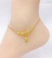 越南沙金个性饰品韩版简约脚链仿黄金镀18K金女士**出炉珠久不